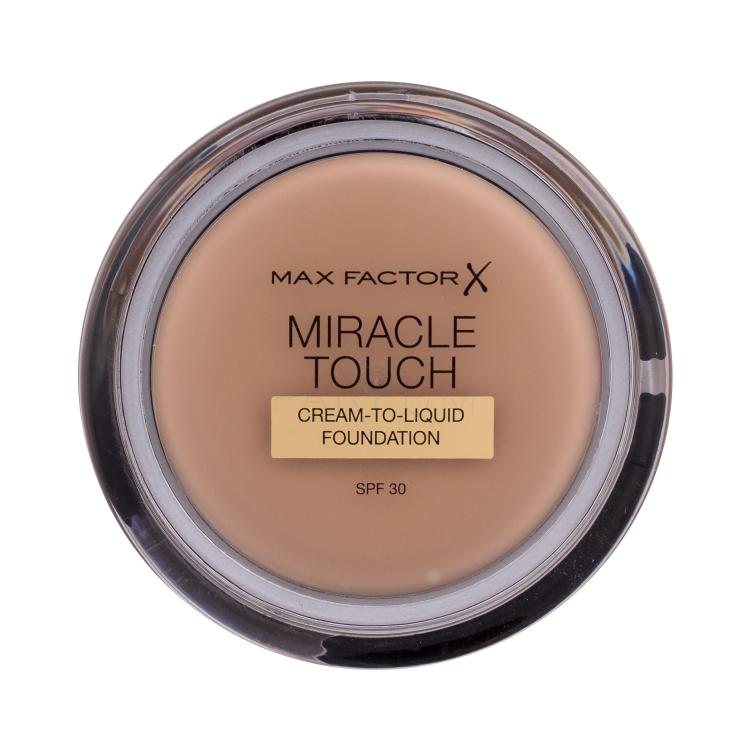 Max Factor Miracle Touch Cream-To-Liquid SPF30 Podkład dla kobiet 11,5 g Odcień 060 Sand