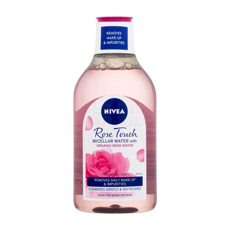 Nivea Rose Touch Micellar Water With Organic Rose Water Płyn micelarny dla kobiet 400 ml