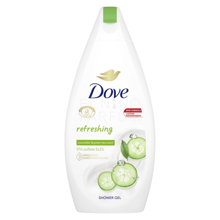 Dove Refreshing Cucumber &amp; Green Tea Żel pod prysznic dla kobiet 450 ml