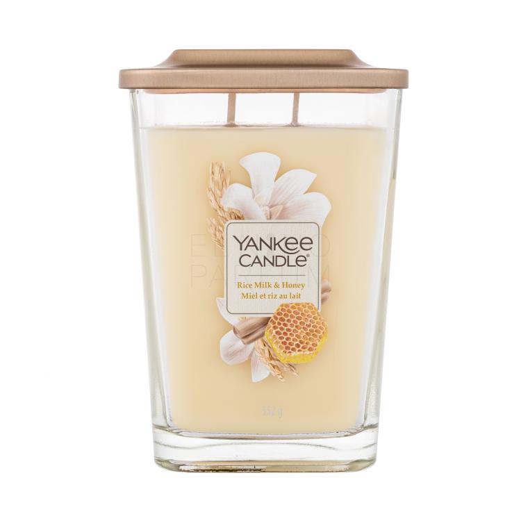 Yankee Candle Elevation Collection Rice Milk &amp; Honey Świeczka zapachowa 552 g Uszkodzone opakowanie