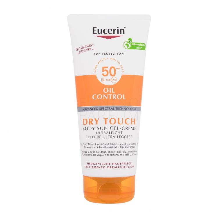 Eucerin Sun Oil Control Dry Touch Body Sun Gel-Cream SPF50+ Preparat do opalania ciała 200 ml