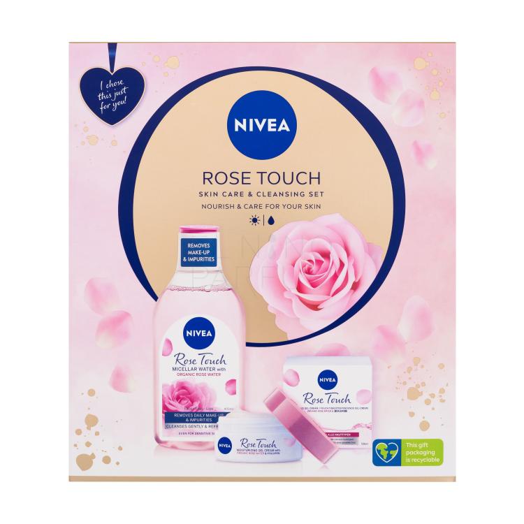 Nivea Rose Touch Zestaw woda micelarna Rose Touch 400 ml + krem-żel na dzień Rose Touch 50 ml