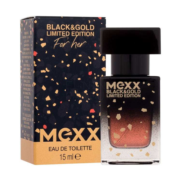 mexx black & gold for her