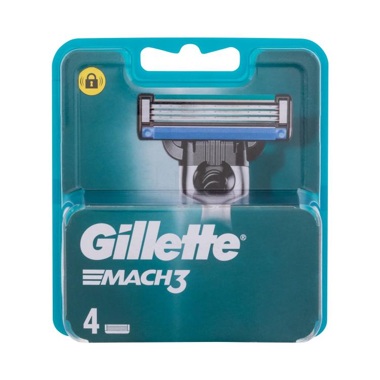 Gillette Mach3 Wkład do maszynki dla mężczyzn Zestaw Uszkodzone pudełko