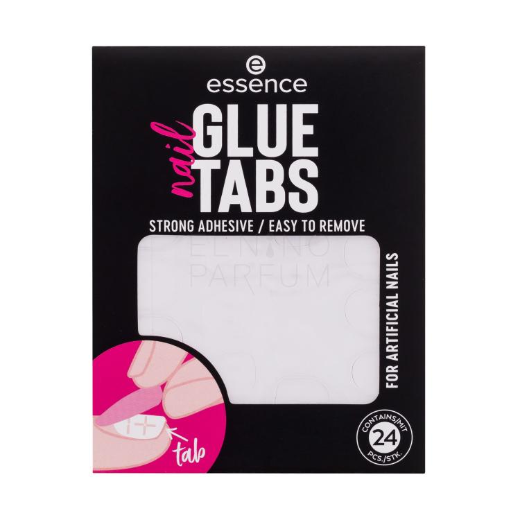 Essence Nail Glue Tabs Sztuczne paznokcie dla kobiet Zestaw