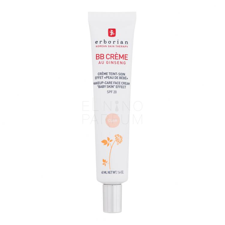Erborian BB Crème Makeup-Care Face Cream SPF20 Krem BB dla kobiet 40 ml Odcień Clair
