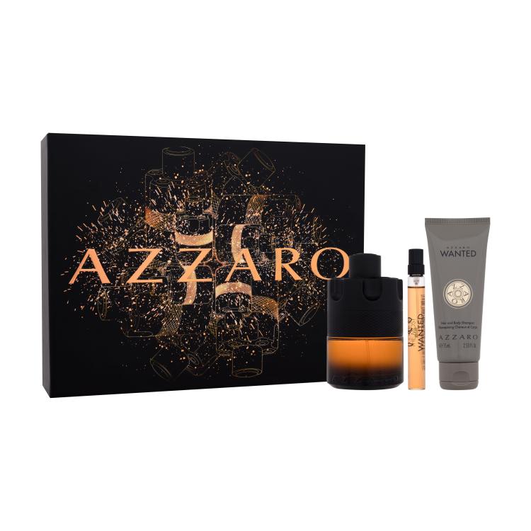 Azzaro The Most Wanted Zestaw perfumy 100 ml + perfumy 10 ml + żel pod prysznic 75 ml