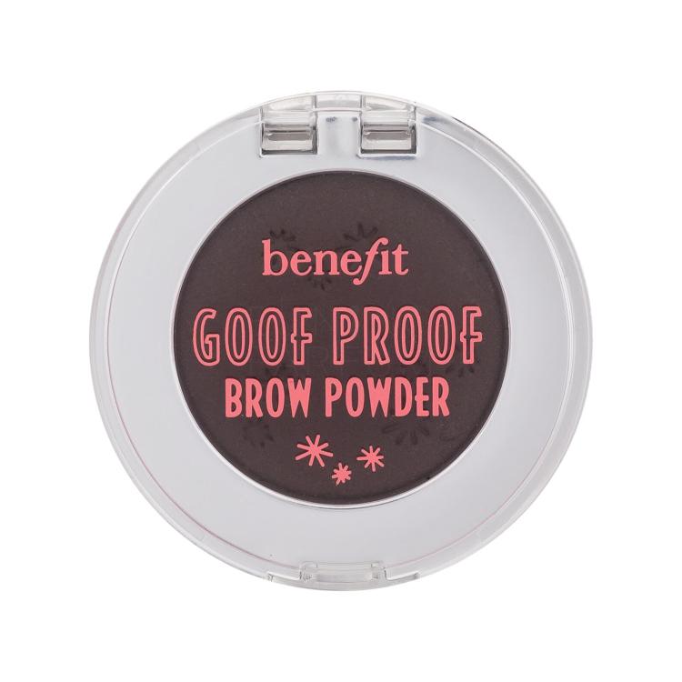 Benefit Goof Proof Brow Powder Puder do brwi dla kobiet 1,9 g Odcień 5 Warm Black-Brown
