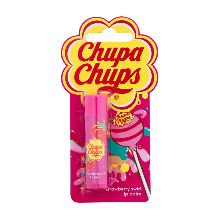 Chupa Chups Lip Balm Strawberry Swirl Balsam do ust dla dzieci 4 g