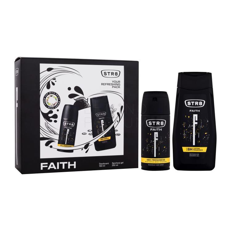 STR8 Faith 48h Zestaw dezodorant 150 ml + żel pod prysznic 250 ml
