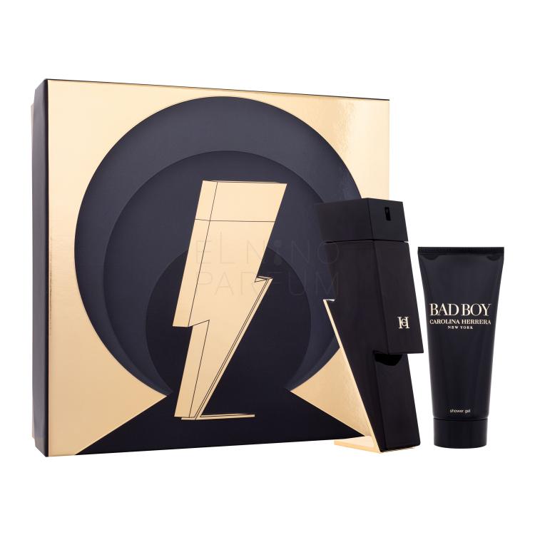 Carolina Herrera Bad Boy SET3 Zestaw woda toaletowa 100 ml + żel pod prysznic 100 ml