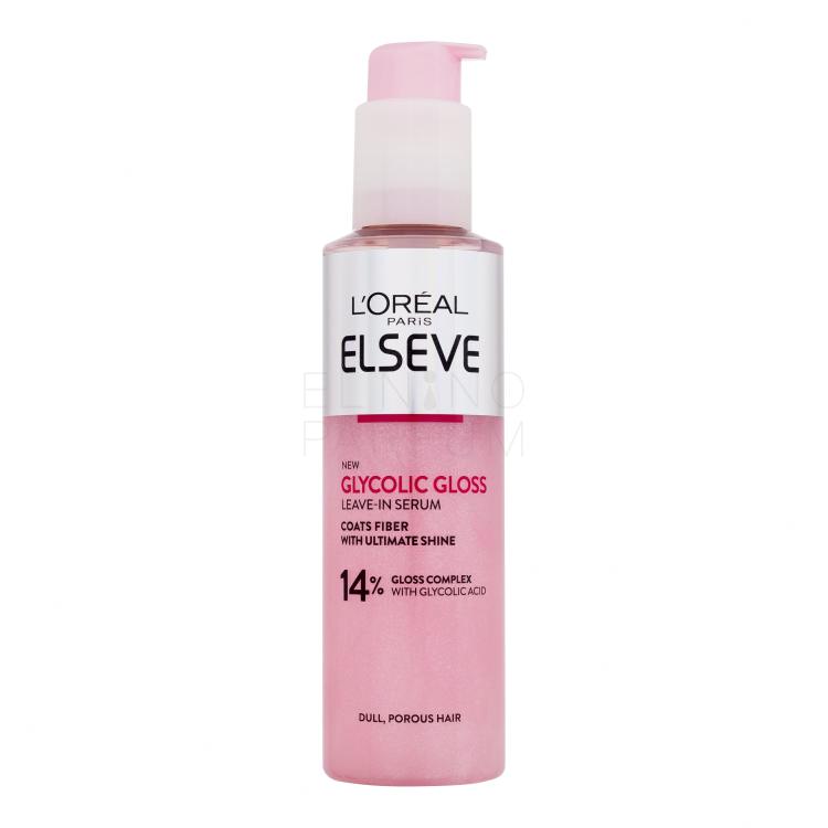 L&#039;Oréal Paris Elseve Glycolic Gloss Leave-In Serum Serum do włosów dla kobiet 150 ml