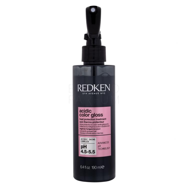Redken Acidic Color Gloss Heat Protection Treatment Stylizacja włosów na gorąco dla kobiet 190 ml