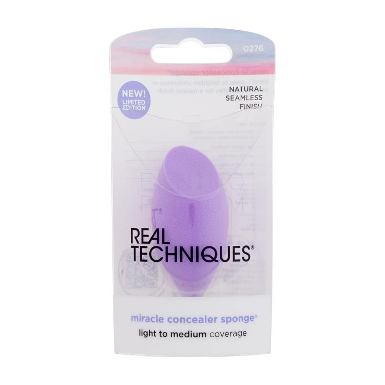 Real Techniques Miracle Concealer Sponge Purple Aplikator dla kobiet 1 szt