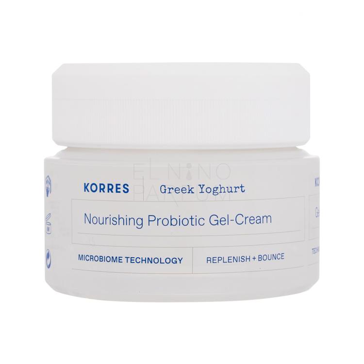 Korres Greek Yoghurt Nourishing Probiotic Gel-Cream Krem do twarzy na dzień dla kobiet 40 ml