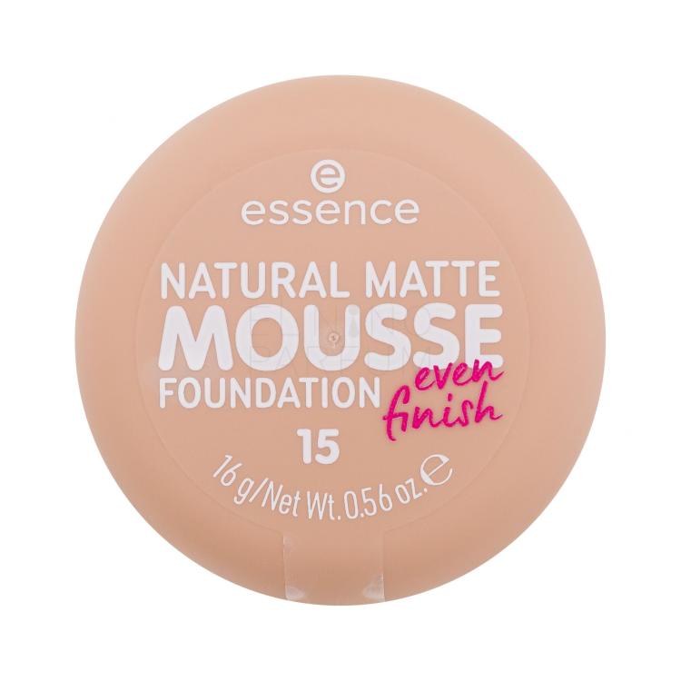 Essence Natural Matte Mousse Podkład dla kobiet 16 g Odcień 15
