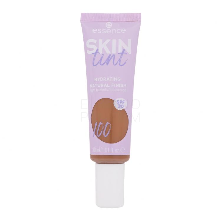 Essence Skin Tint Hydrating Natural Finish SPF30 Podkład dla kobiet 30 ml Odcień 100