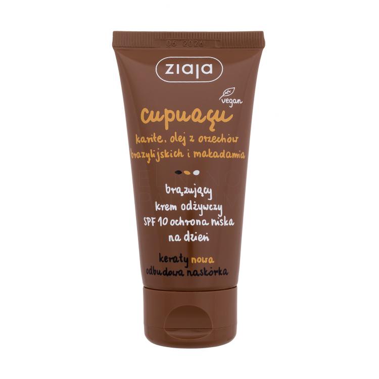 Ziaja Cupuacu Bronzing Nourishing Cream SPF10 Samoopalacz dla kobiet 50 ml