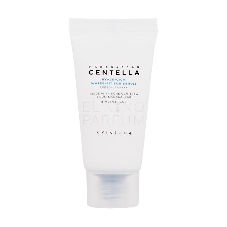 SKIN1004 Hyalu-Cica Water-Fit Sun Serum SPF50+ Preparat do opalania twarzy dla kobiet 15 ml