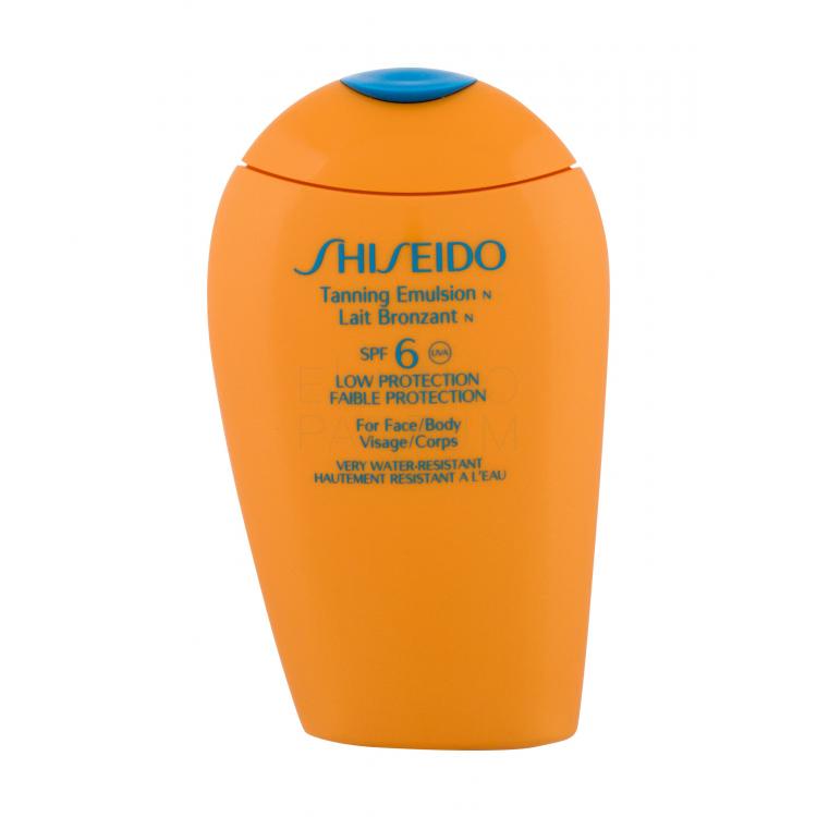 Shiseido Anti-Aging Suncare Tanning Emulsion N SPF6 Preparat do opalania ciała dla kobiet 150 ml
