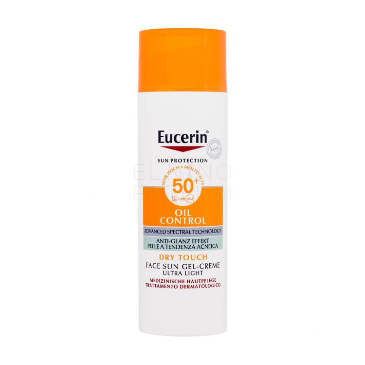 Eucerin Sun Oil Control Dry Touch Face Sun Gel-Cream SPF50+ Preparat do opalania twarzy 50 ml