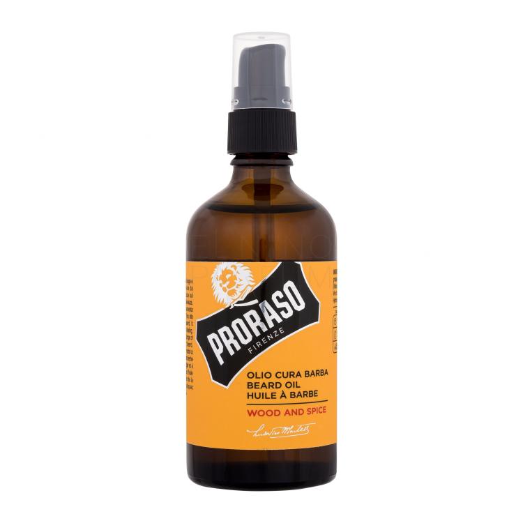 PRORASO Wood &amp; Spice Beard Oil Olejek do zarostu dla mężczyzn 100 ml