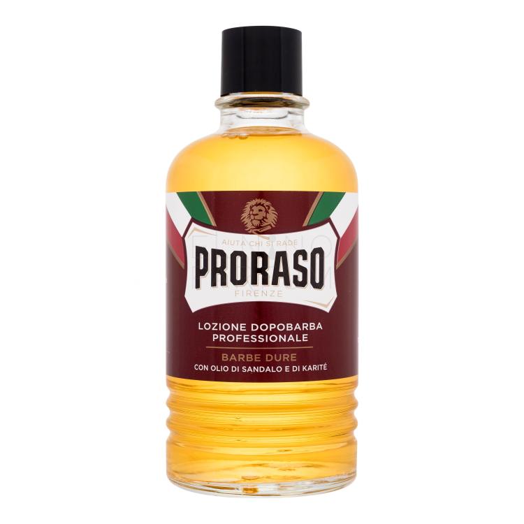 PRORASO Red After Shave Lotion Woda po goleniu dla mężczyzn 400 ml