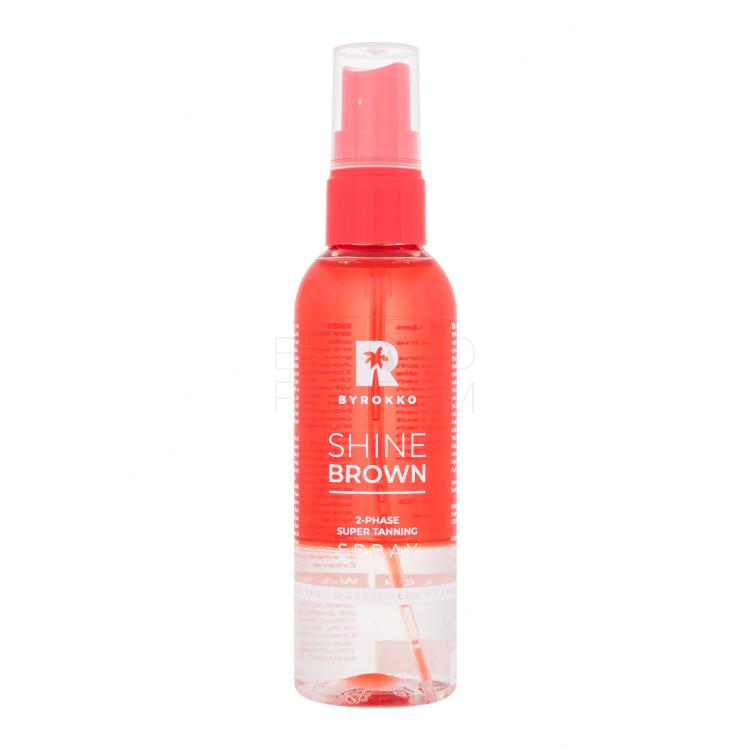 Byrokko Shine Brown Watermelon 2-Phase Super Tanning Spray Preparat do opalania ciała dla kobiet 104 ml