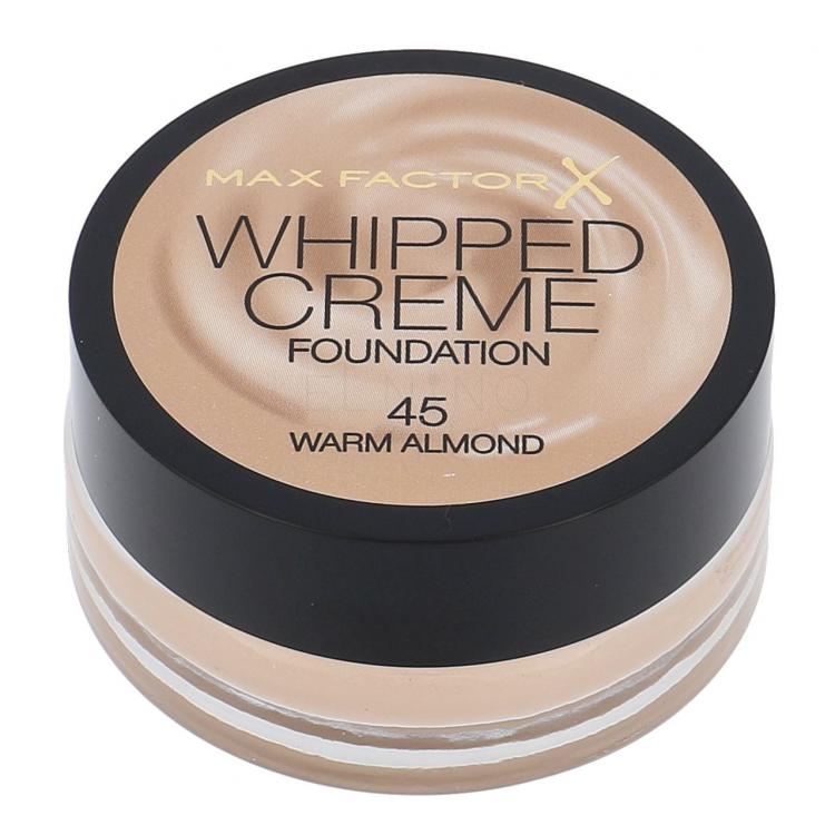 Max Factor Whipped Creme Podkład dla kobiet 18 ml Odcień 45 Warm Almond