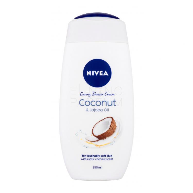 Nivea Coconut &amp; Jojoba Oil Krem pod prysznic dla kobiet 250 ml