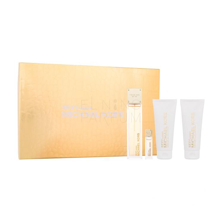 michael kors sexy amber woda perfumowana dla kobiet 100 ml   zestaw  