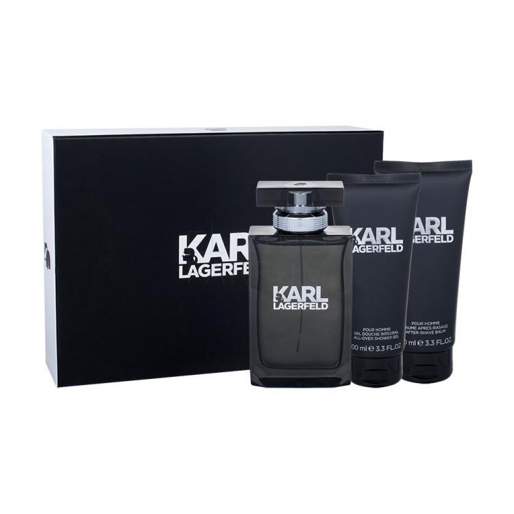 Karl Lagerfeld Karl Lagerfeld For Him Zestaw Edt 100ml + 100ml Balsam po goleniu + 100m Żel pod prysznic