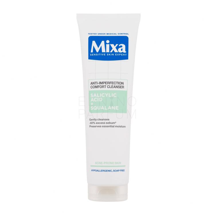 Mixa Salicylic Acid + Squalane Anti-Imperfection Comfort Cleanser Żel oczyszczający dla kobiet 150 ml