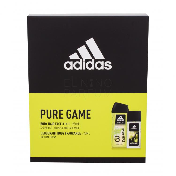 Adidas Pure Game Zestaw 75ml Deospray + 250ml Żel pod prysznic