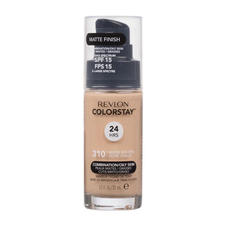 Revlon Colorstay Combination Oily Skin SPF15 Podkład dla kobiet 30 ml Odcień 310 Warm Golden