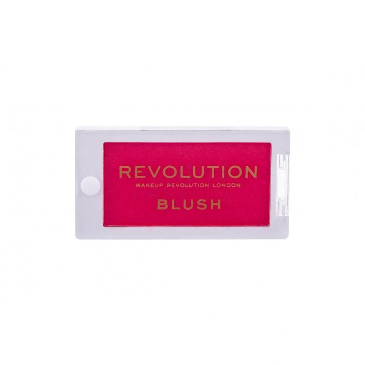 Makeup Revolution London Blush Róż dla kobiet 2,4 g Odcień Hot!