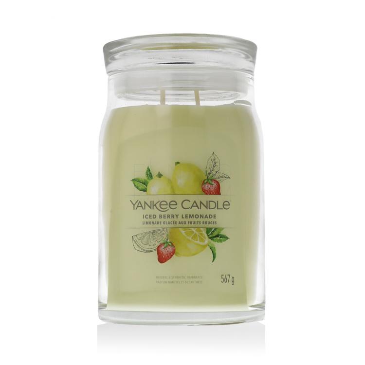 Yankee Candle Signature Iced Berry Lemonade Świeczka zapachowa 567 g