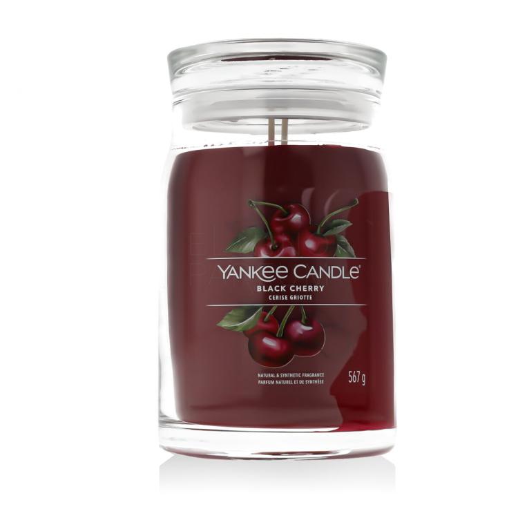 Yankee Candle Signature Black Cherry Świeczka zapachowa 567 g