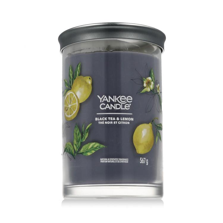 Yankee Candle Signature Black Tea &amp; Lemon Tumbler Świeczka zapachowa 567 g