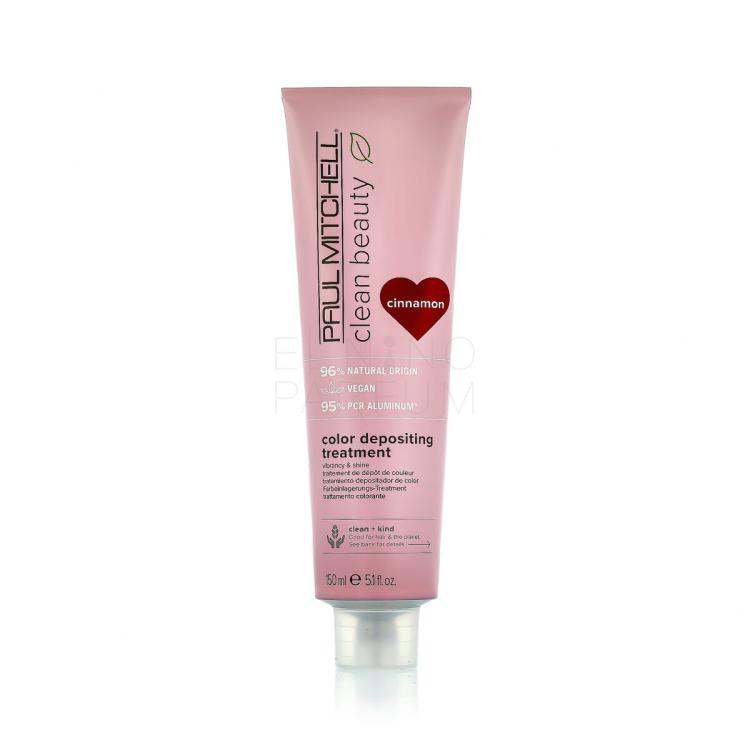 Paul Mitchell Clean Beauty Color Protect Color Depositing Treatment Maska do włosów dla kobiet 150 ml Odcień Cinnamon