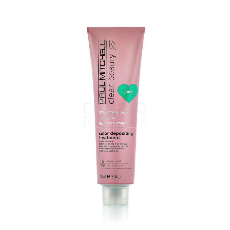 Paul Mitchell Clean Beauty Color Protect Color Depositing Treatment Maska do włosów dla kobiet 150 ml Odcień Jade