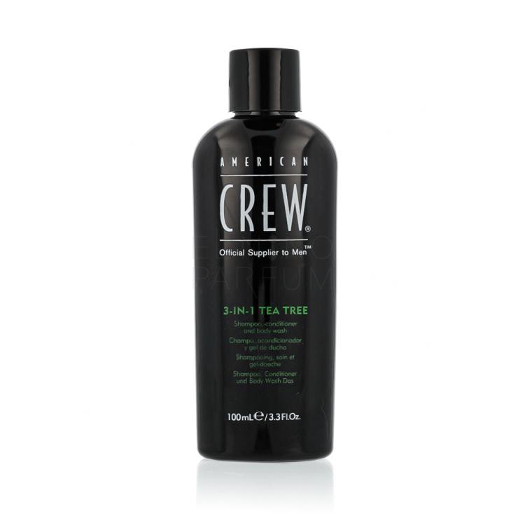 American Crew 3-IN-1 Tea Tree Szampon do włosów dla mężczyzn 100 ml