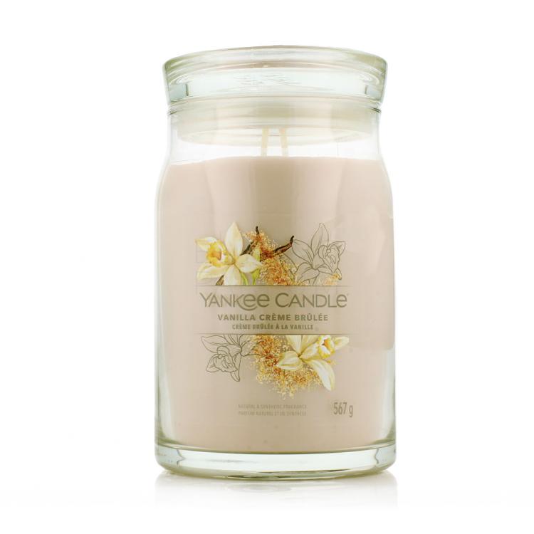 Yankee Candle Signature Vanilla Crème Brûlée Świeczka zapachowa 567 g