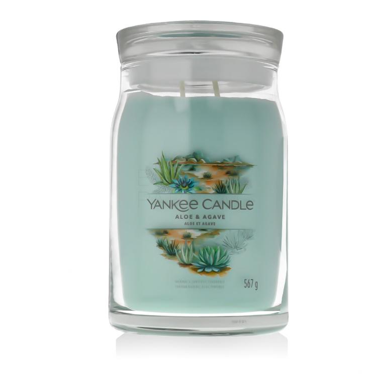 Yankee Candle Signature Aloe &amp; Agave Świeczka zapachowa 567 g