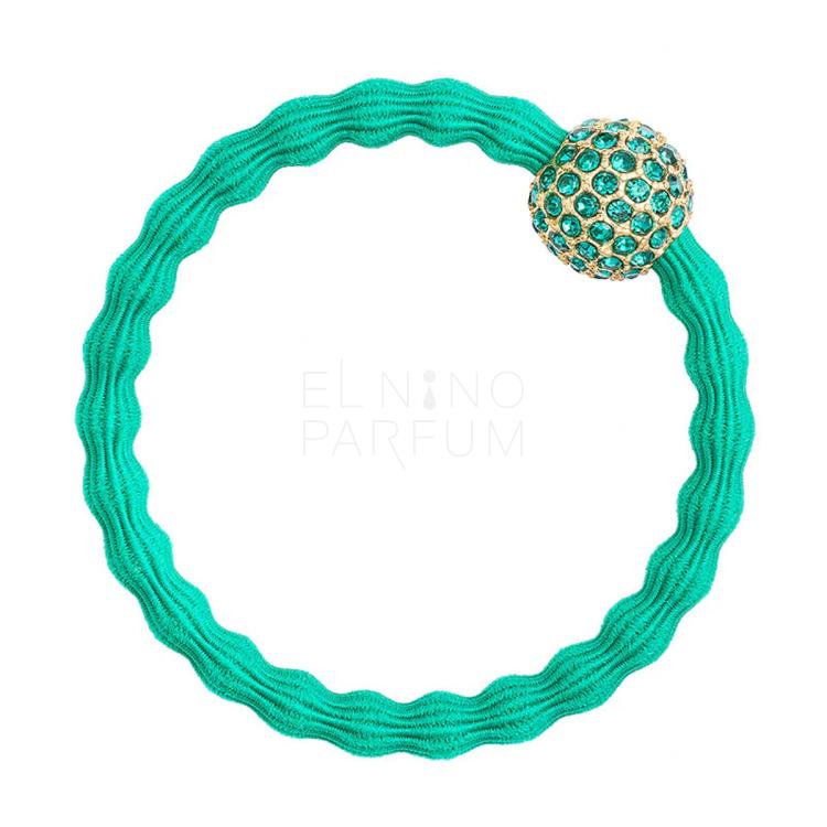 By Eloise London Bling Charms Disco Ball Gumka do włosów dla kobiet 1 szt Odcień Emerald Green