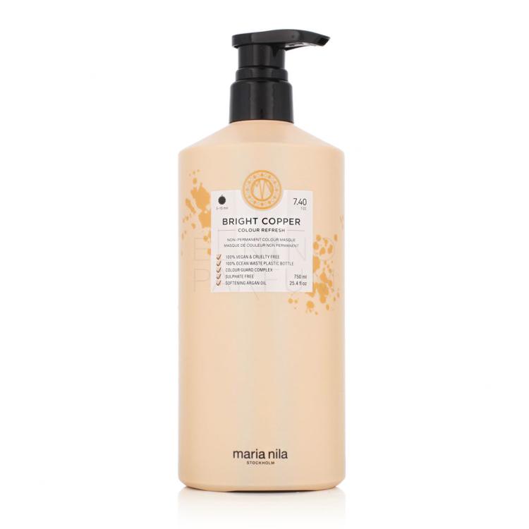 Maria Nila Colour Refresh Farba do włosów dla kobiet 750 ml Odcień 7.40 Bright Copper