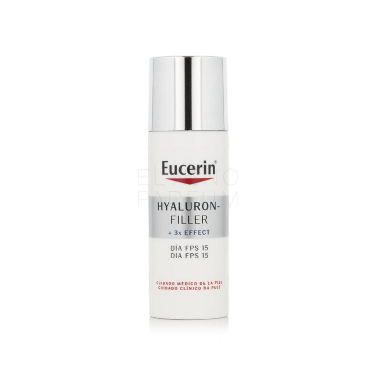 Eucerin Hyaluron-Filler + 3x Effect Day Cream SPF15 Krem do twarzy na dzień dla kobiet 50 ml