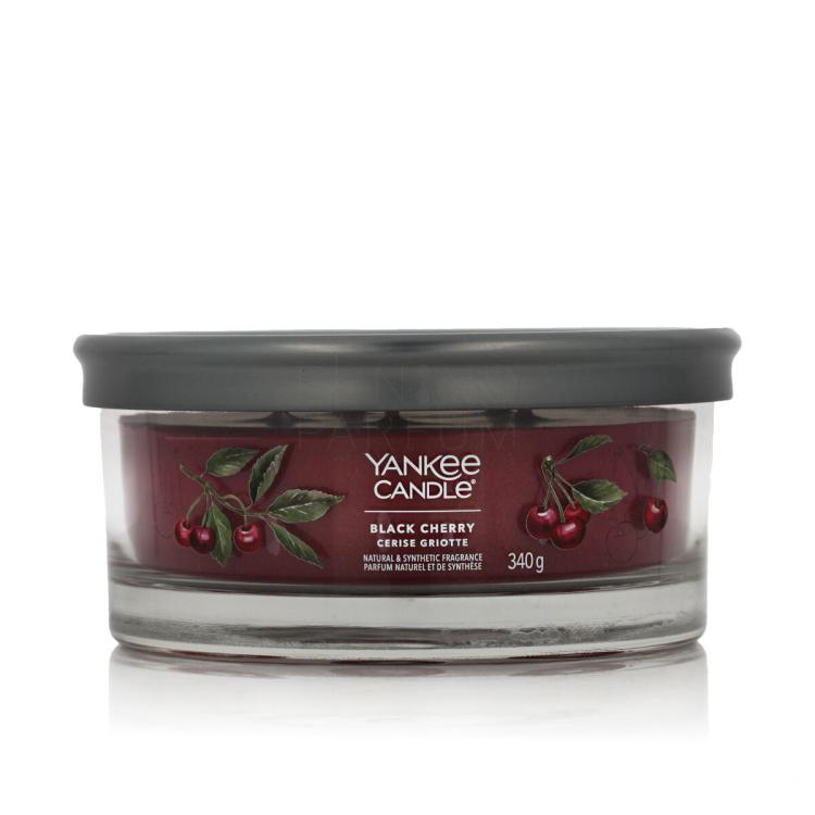 Yankee Candle Signature Black Cherry Świeczka zapachowa 340 g
