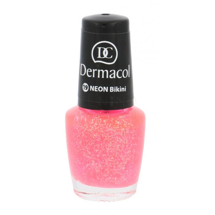 Dermacol Neon Lakier do paznokci dla kobiet 5 ml Odcień 19 Bikini