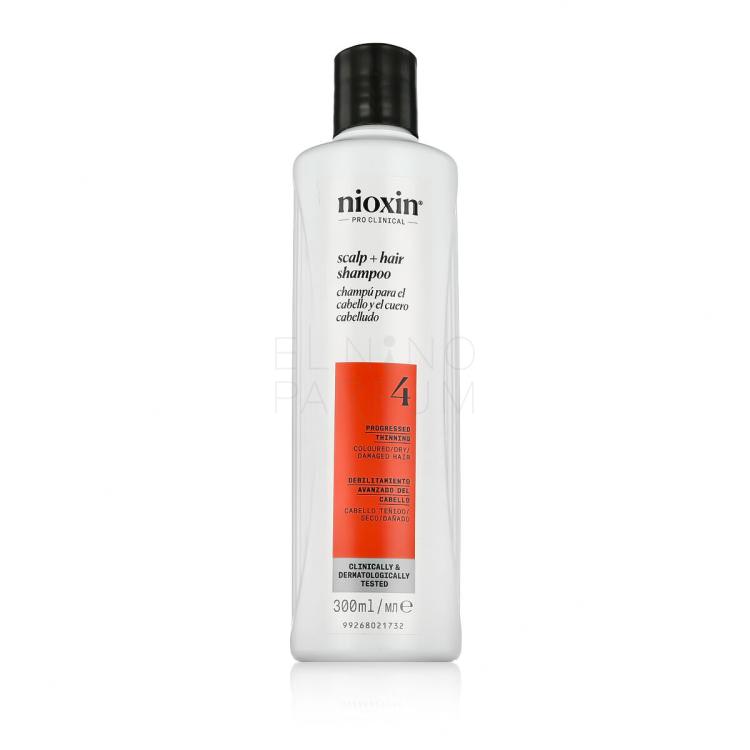 Nioxin System 4 Scalp + Hair Shampoo Szampon do włosów dla kobiet 300 ml